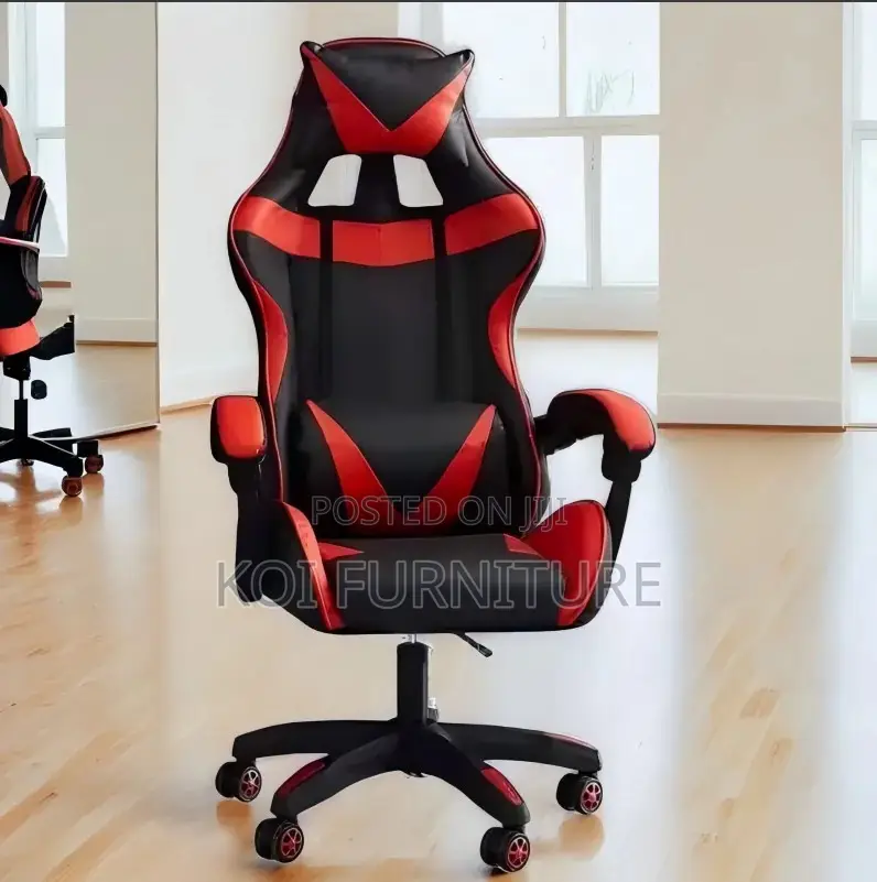 Office Chair; Red Black Admans Gamers Seat
