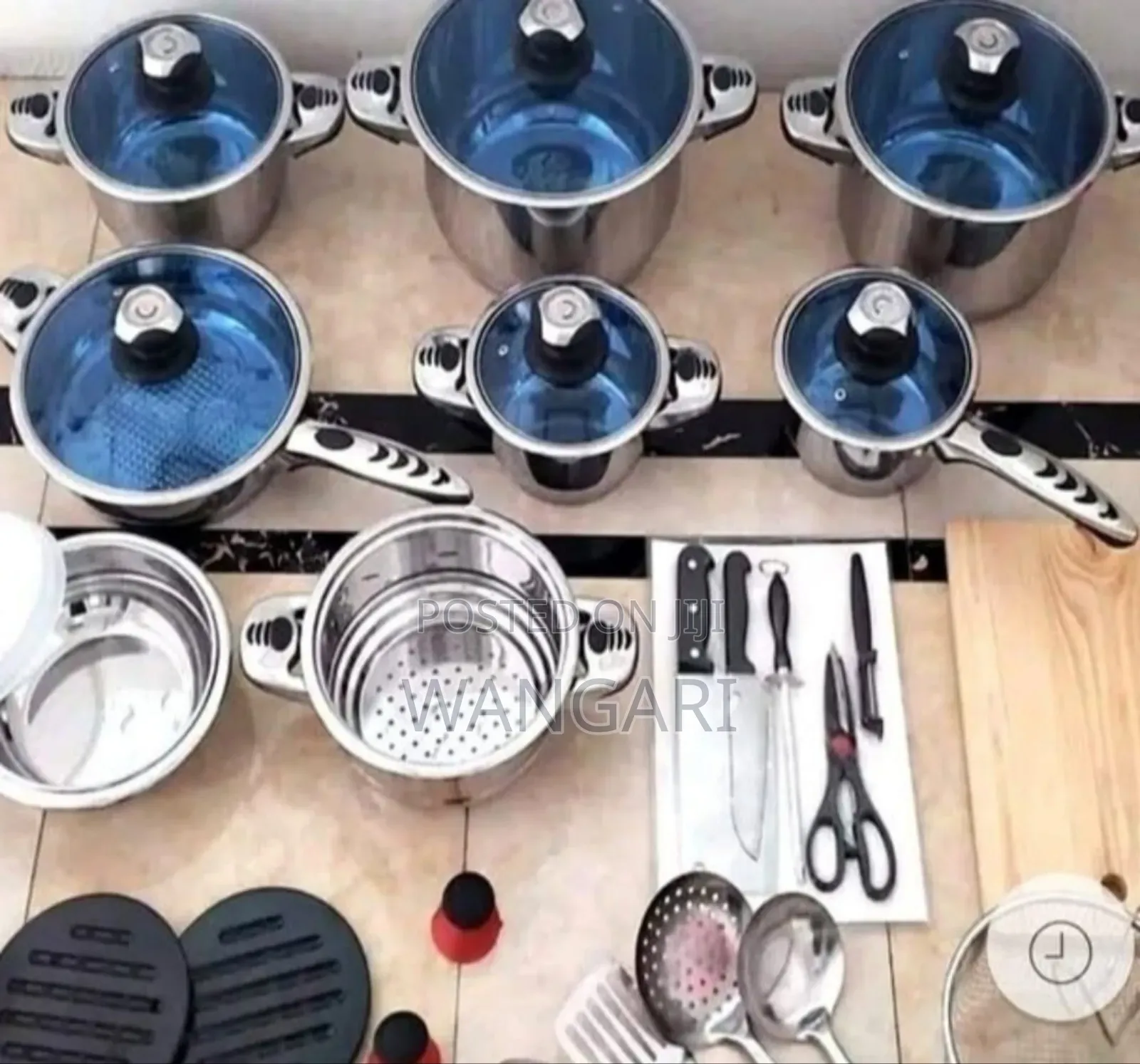 30 Pieces Malwa Cookware Set