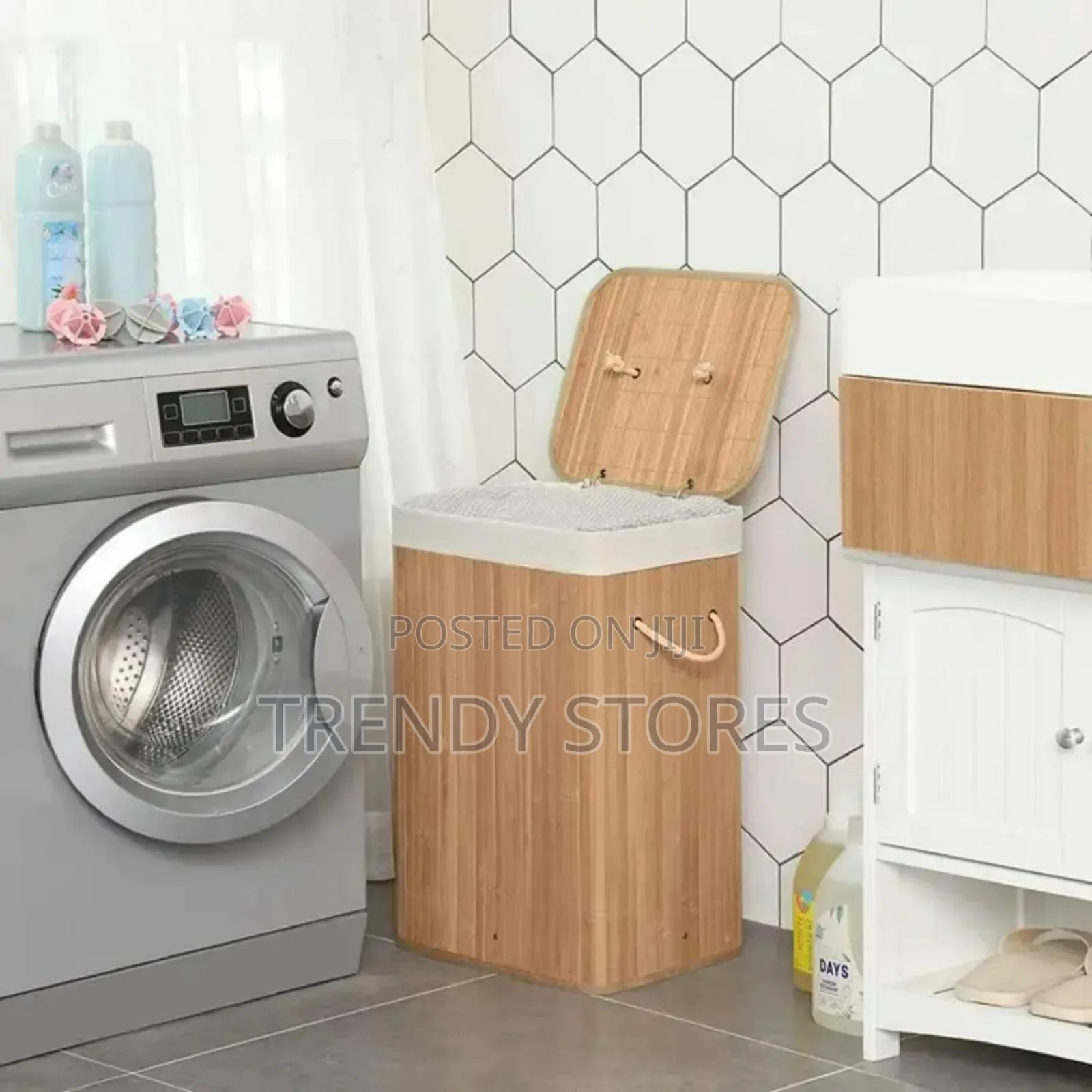 Foldable  Wooden  Basket