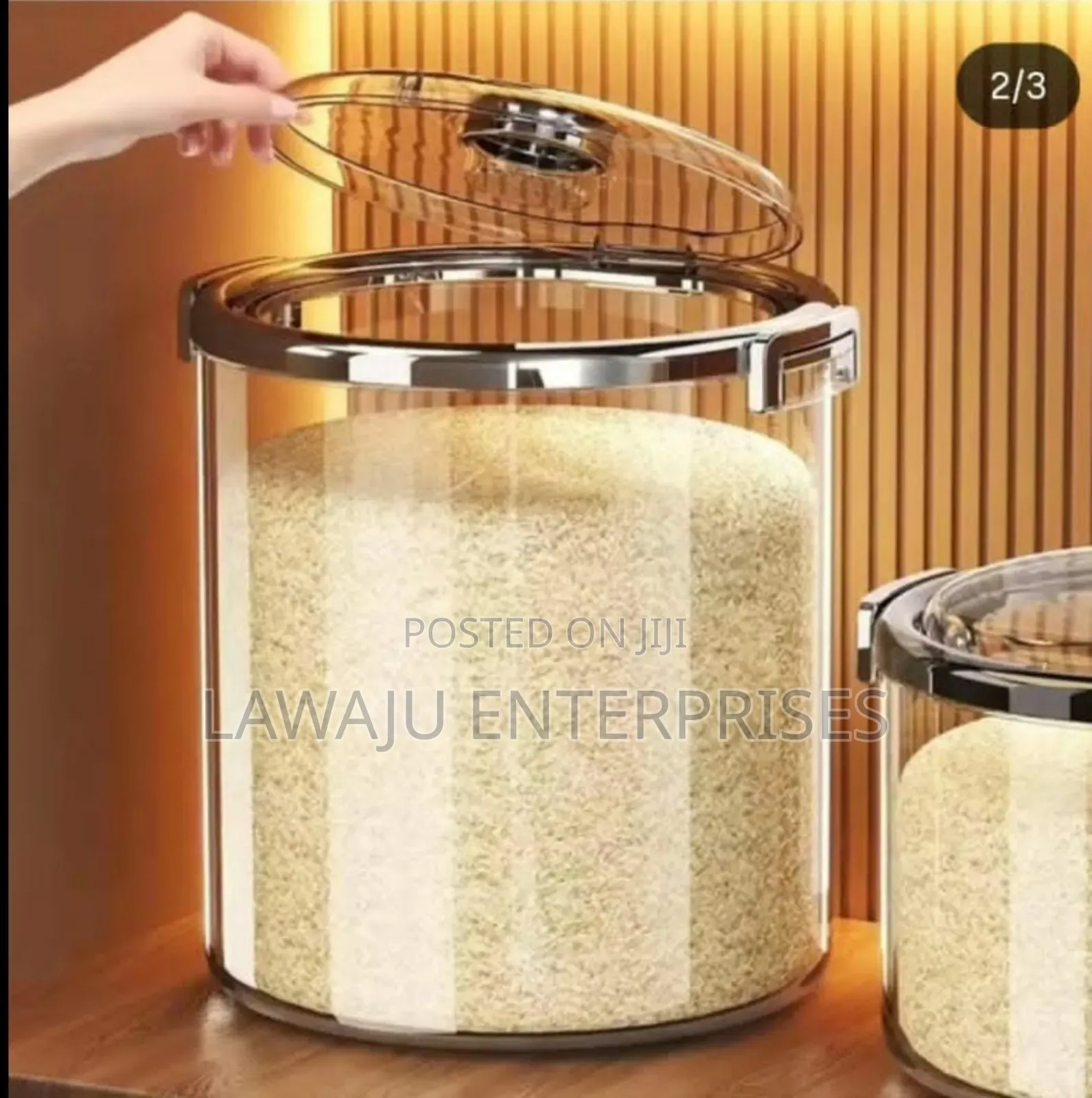 Acrylic Rice Bucket