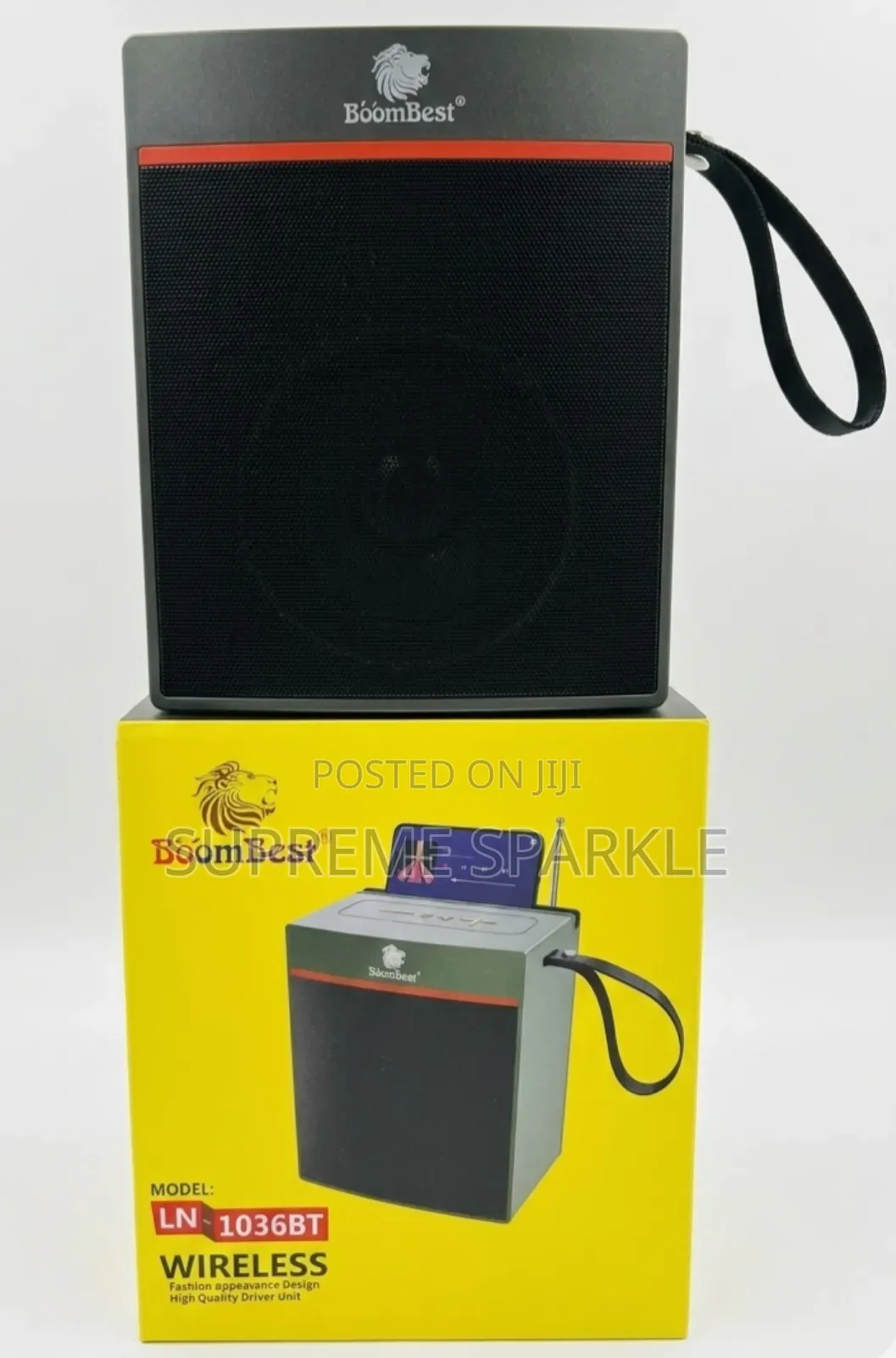 Boombest Ln-1036bt Portable Wireless Bluetooth Speaker. Radio