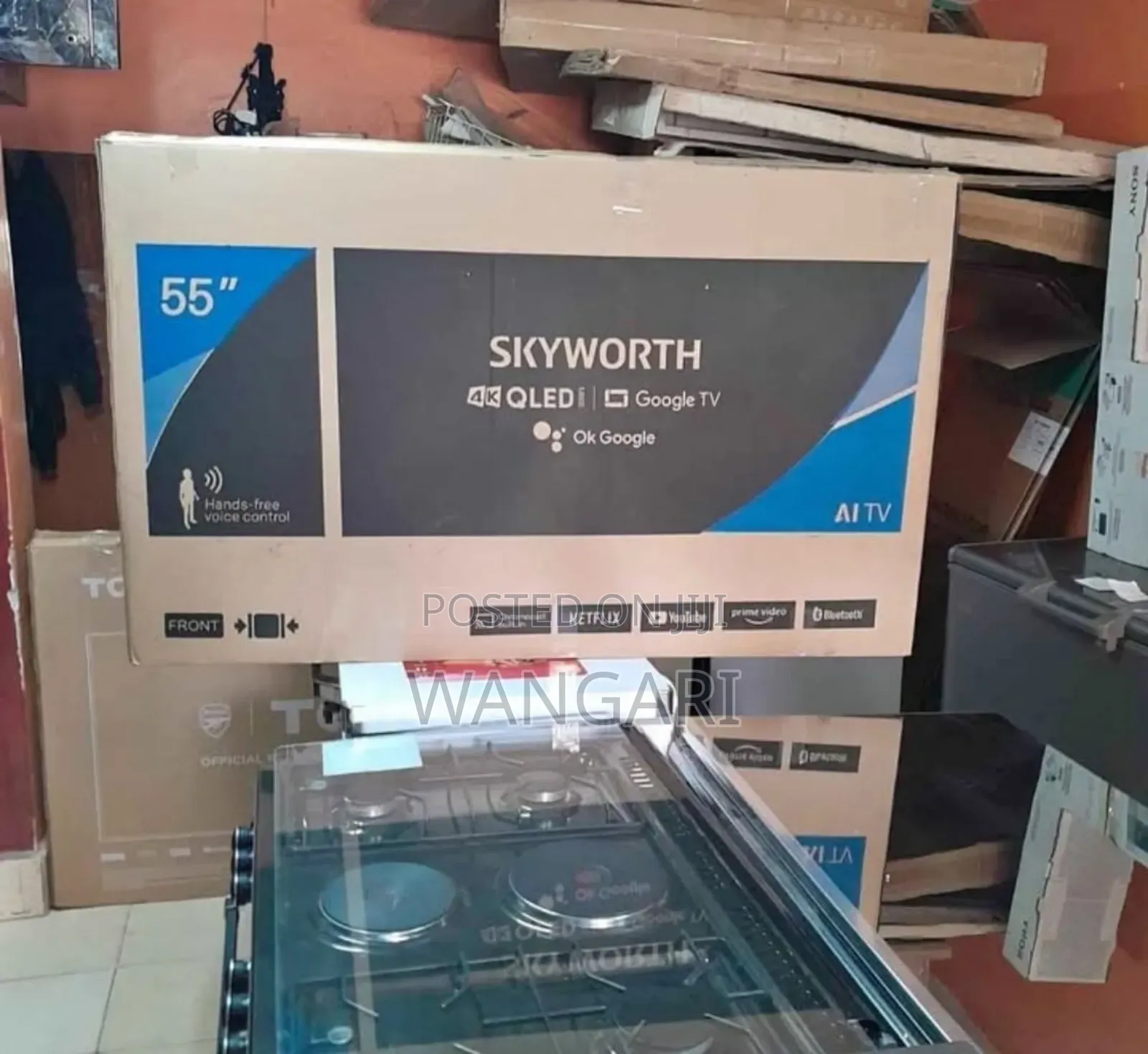 4 K Skyworth 55 Inch Qled Goggle Television