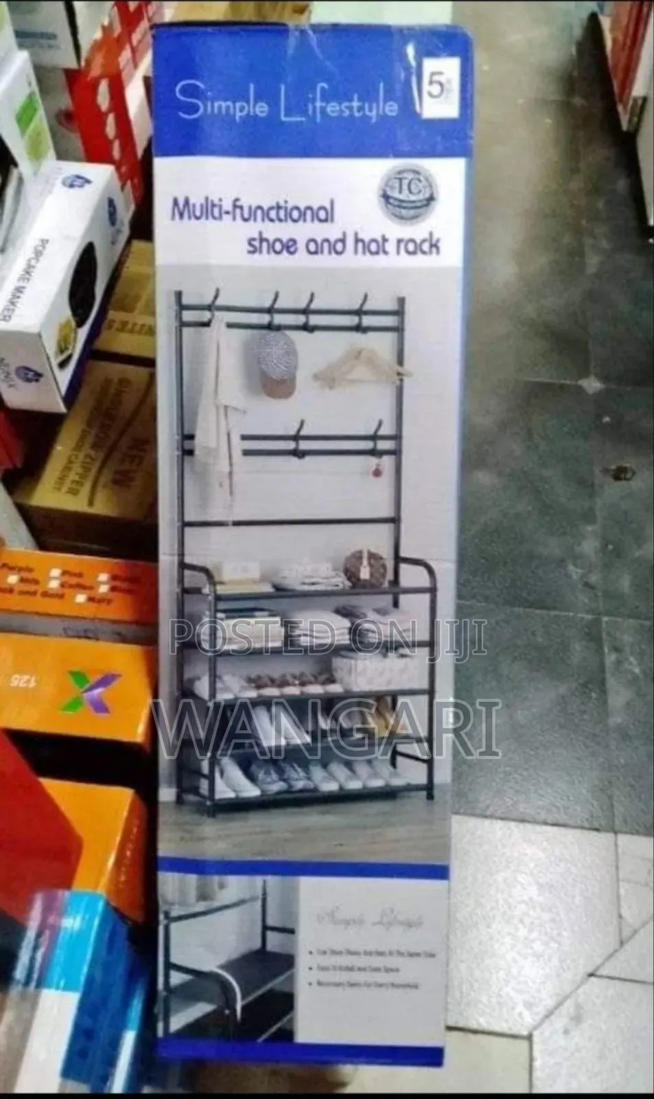 Multi- Fuctional Shoe Rack and Hat Rack
