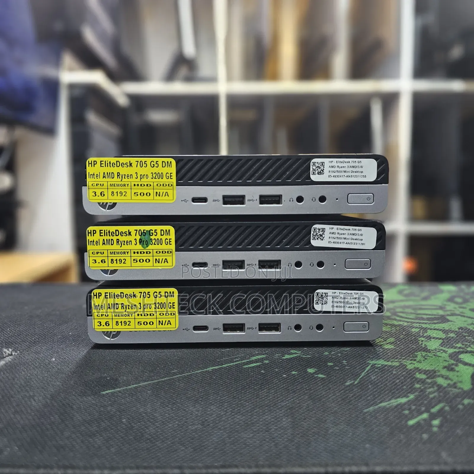 Desktop Computer HP EliteDesk 705 8GB AMD Ryzen 3 HDD 500GB
