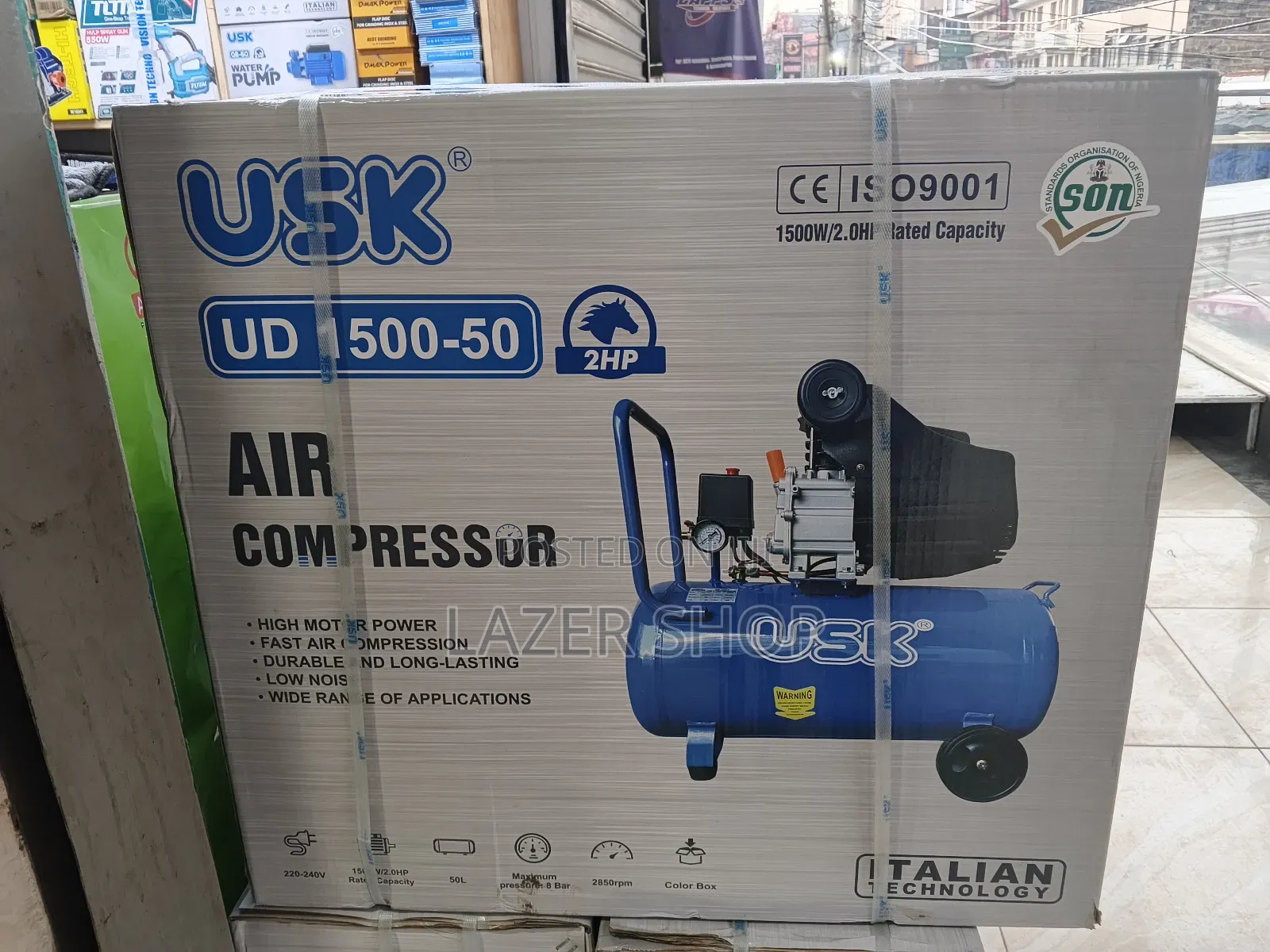 Air Compressor 2hp 50l