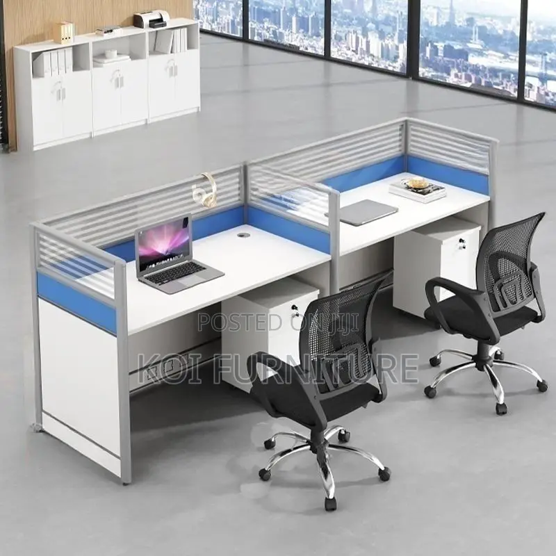 Office Workstation : 2 Way Straight Workstation