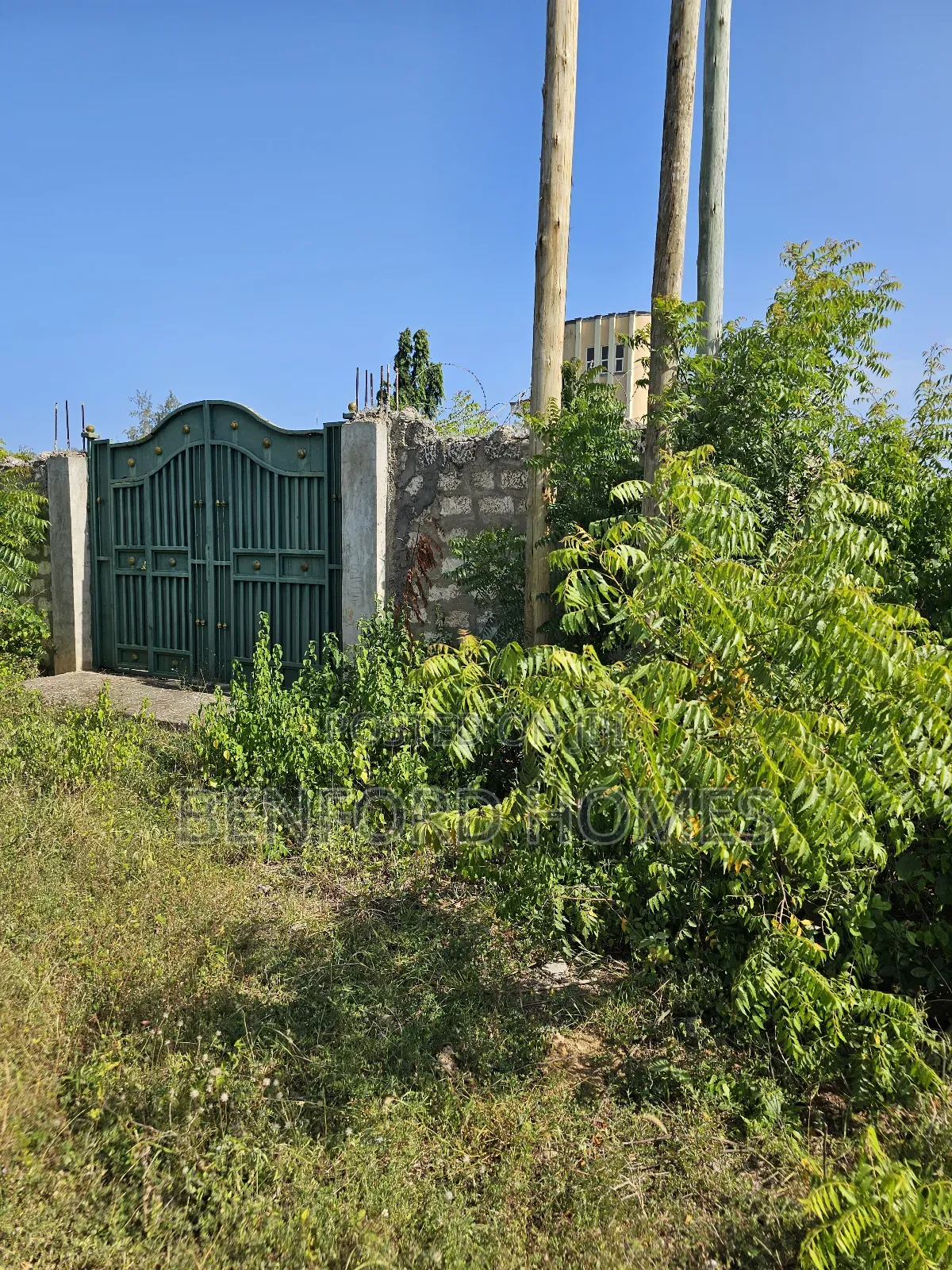 Quarter Acre Piece of Land With Perimeter Wall Fence on Sale Shanzu