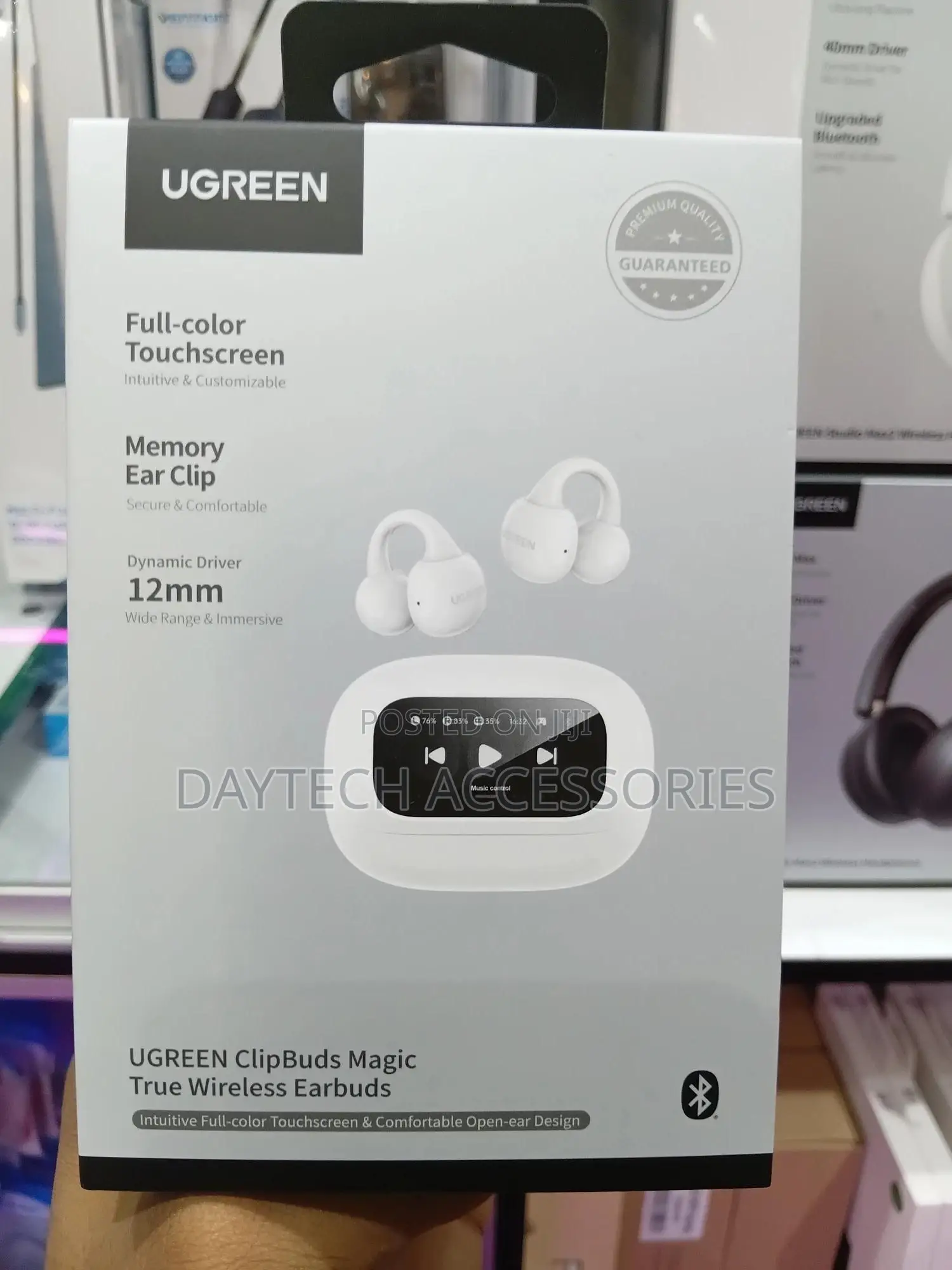 Ugreen Clipbuds Magic True Wireless Earbuds White – 55136
