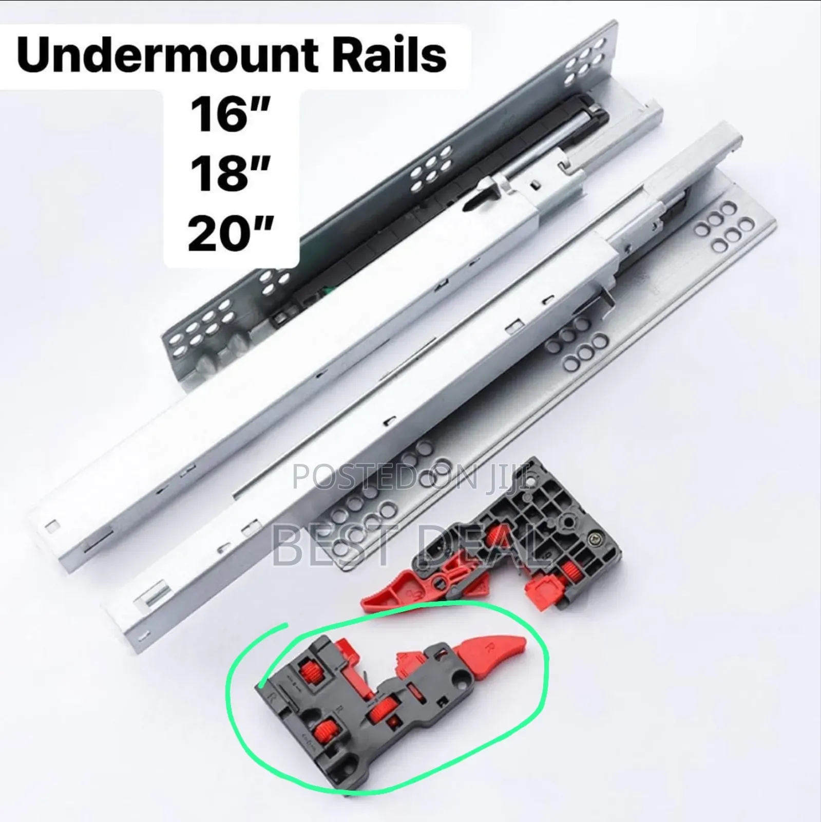 Heavy-Duty Under Mount Rails