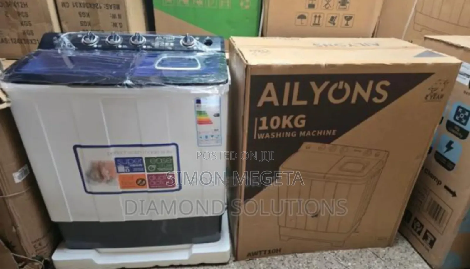 Top Loàder New 8kgs Ailyons Washing Machine