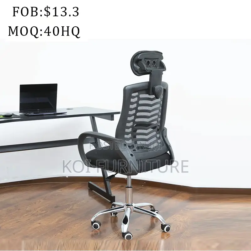 Office Chair : Strong Ergonomic Desk Chair With Headrest