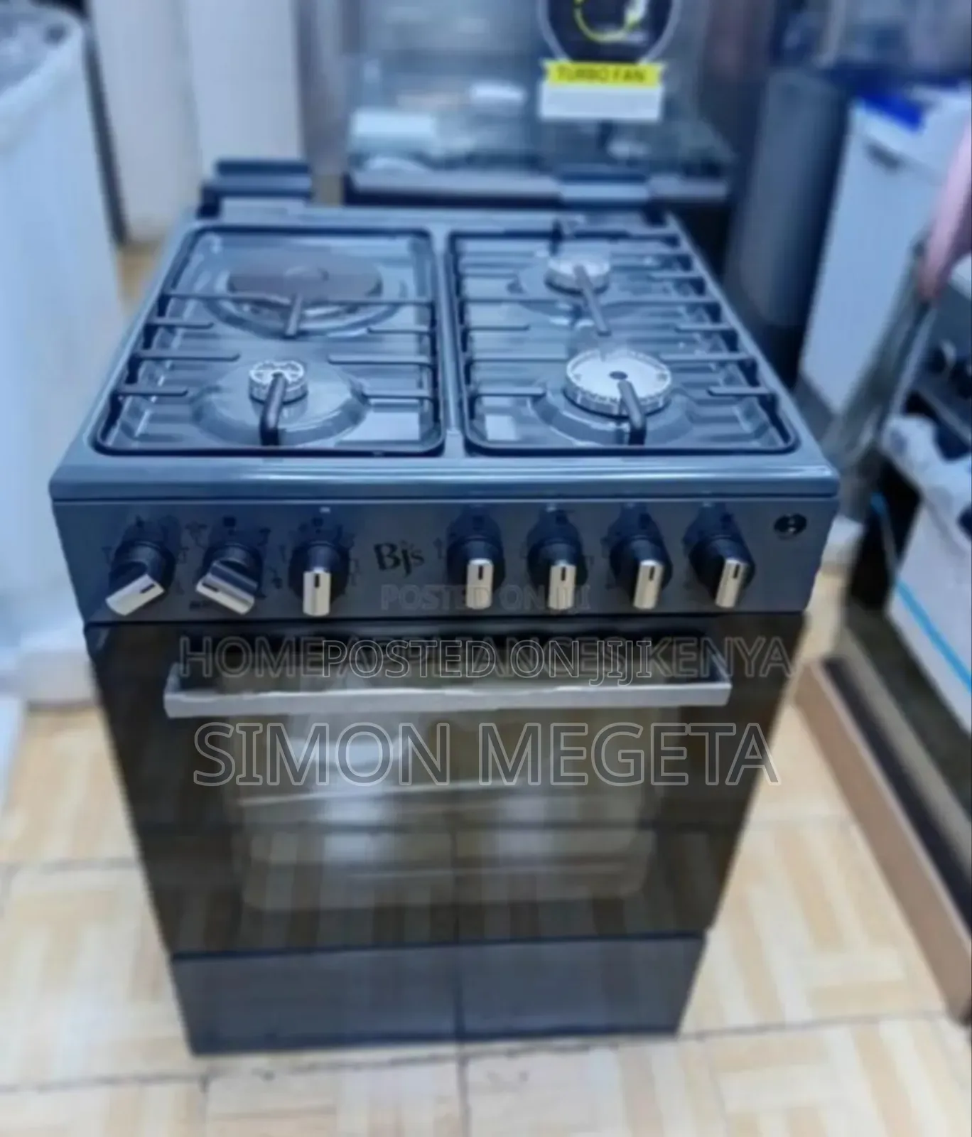Colour Grey New BJS 60*60 Standing Cooker