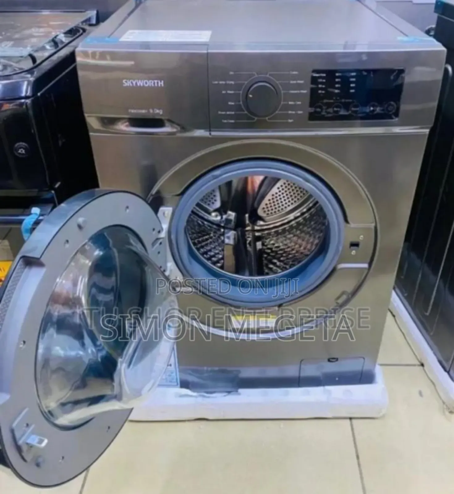 Colour Grey Skyworth 12kgs Wash and Dry Washing Machine