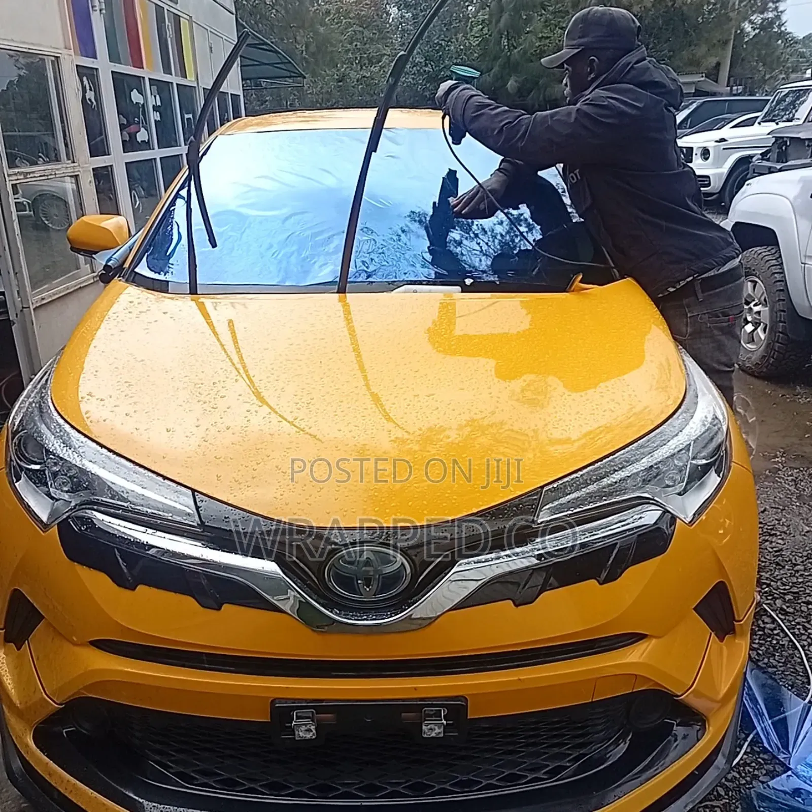 Full Ceramic Tint + Blue Chameleon Windshield Installation