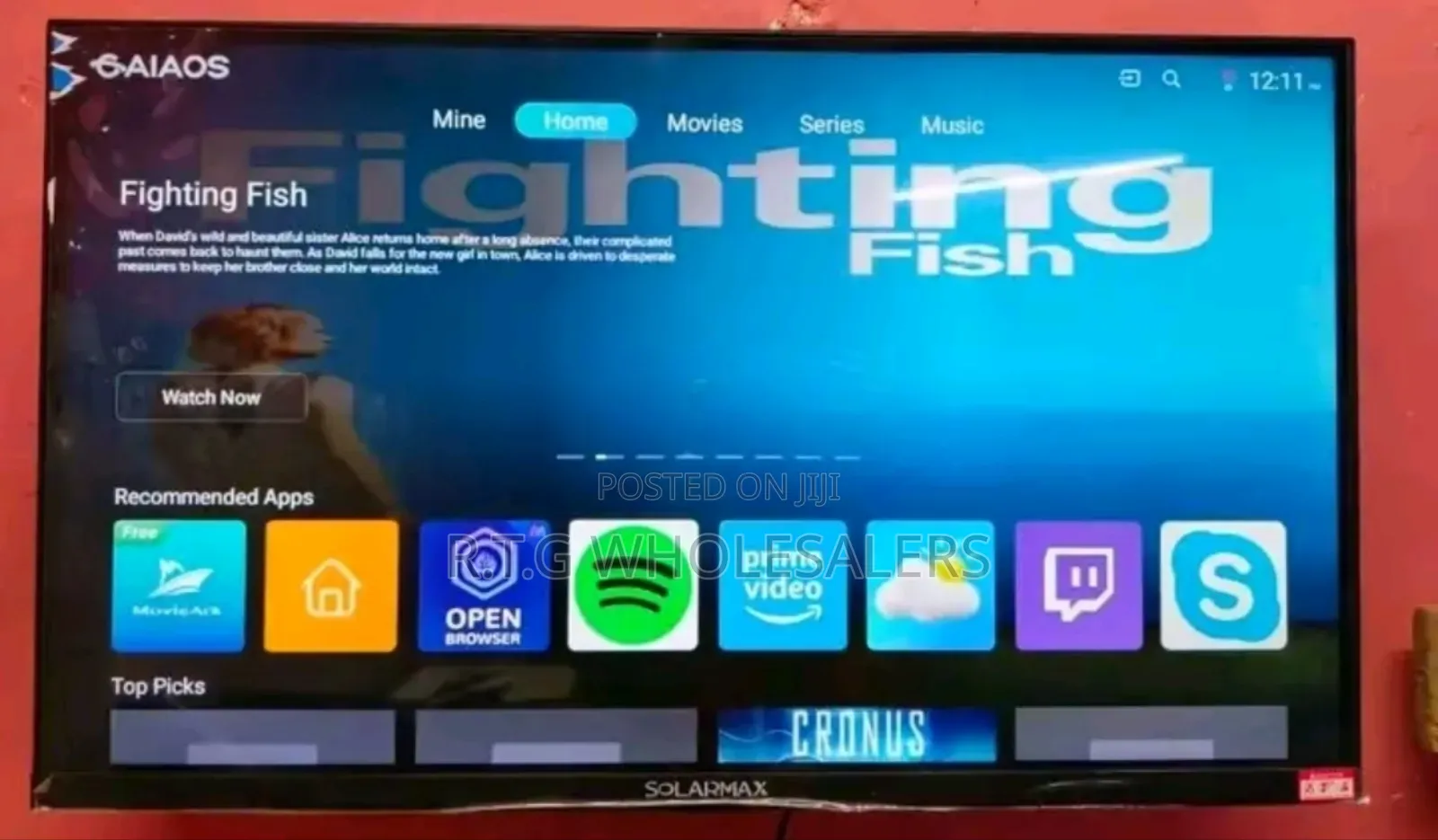 Solarmax 32′′ Android Smart Frameless Led Tv