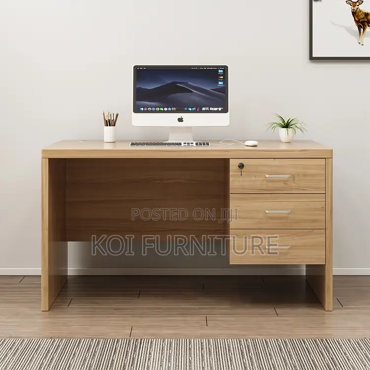 Office Desk : Koi Wooden 1.2m Custom Office Desk