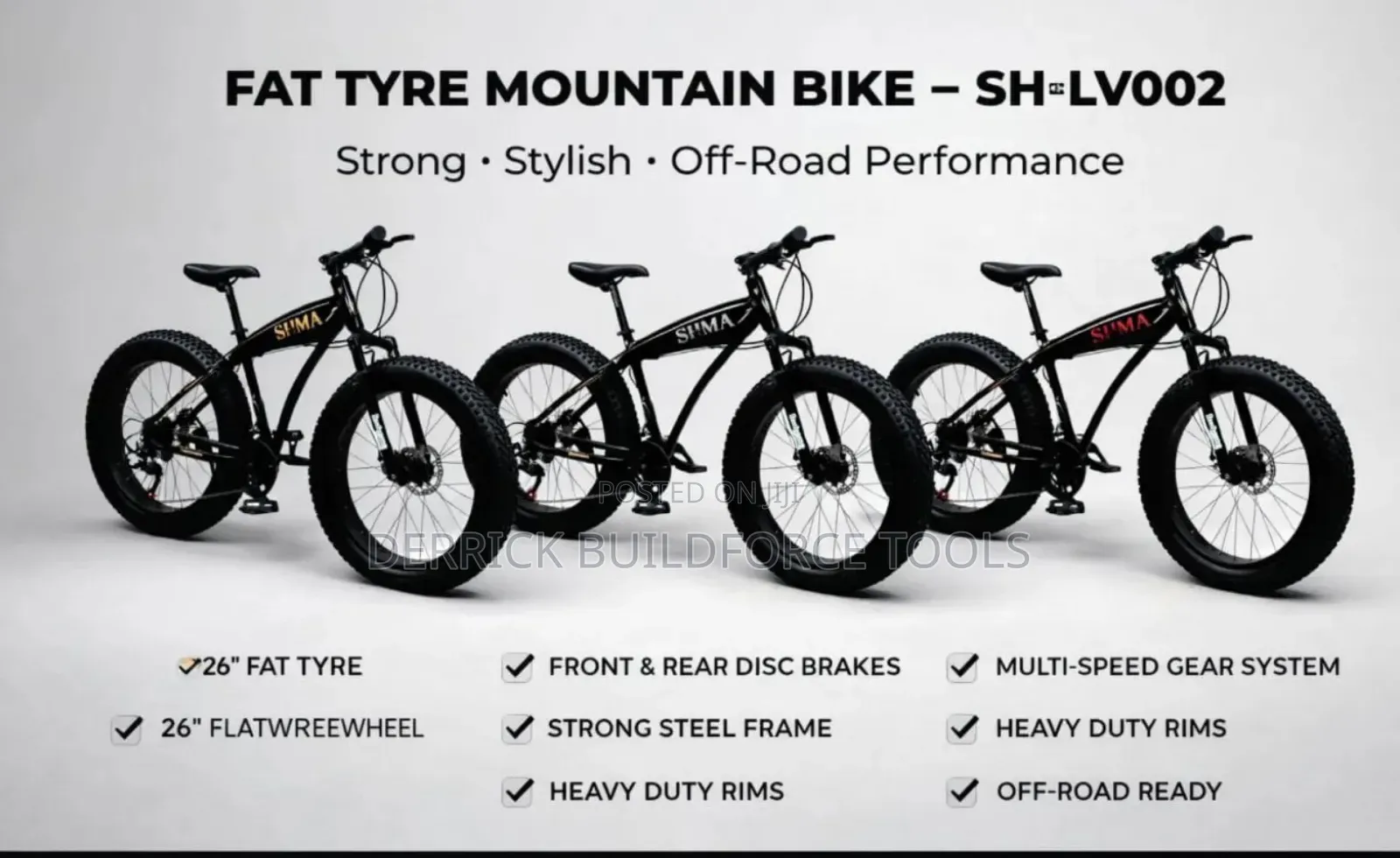 Suma Fat Tyre Bike/Fat Bike Size 26 Mountain Bicycle