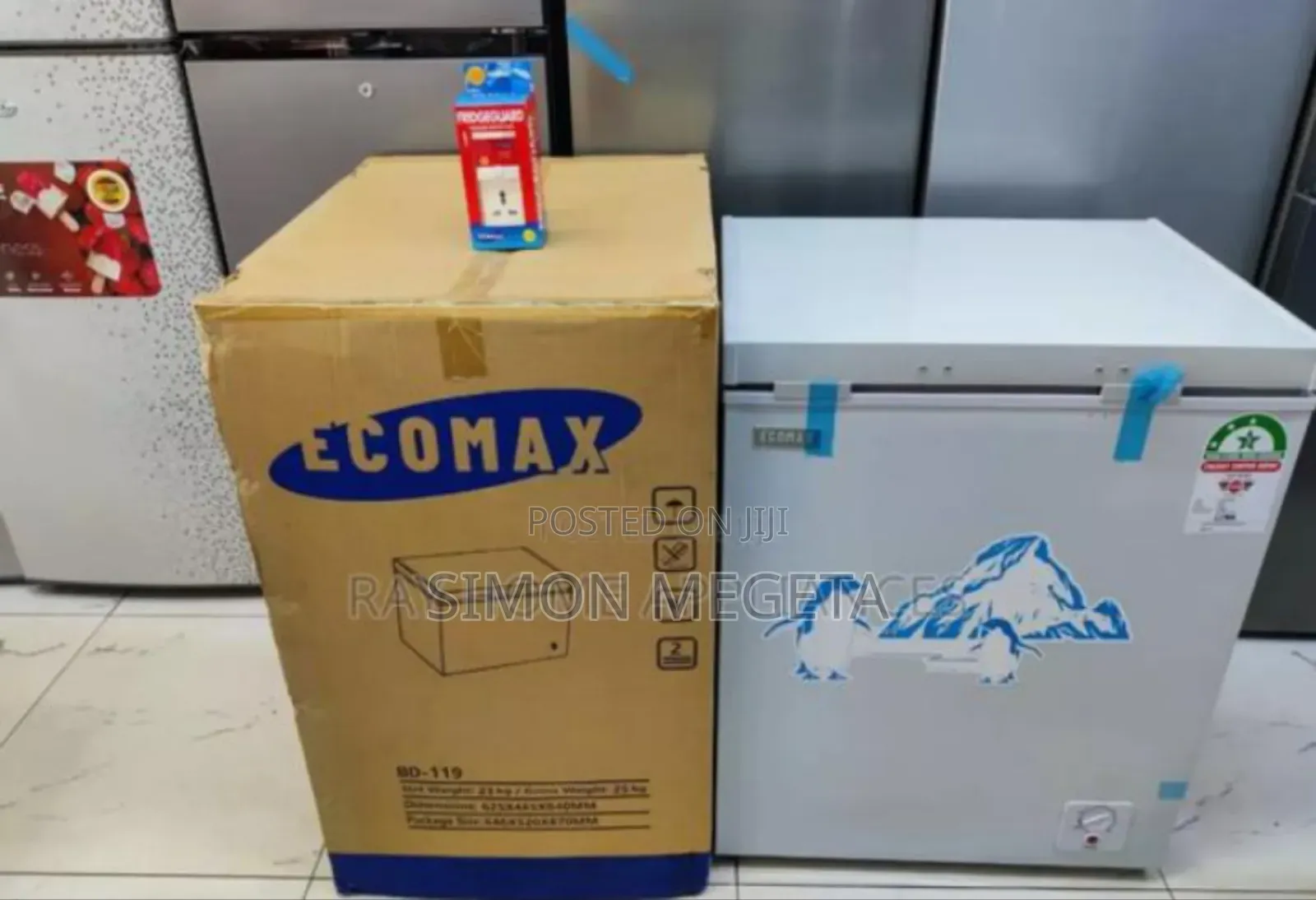 With Free Guard Ice Cool 119l Freezer
