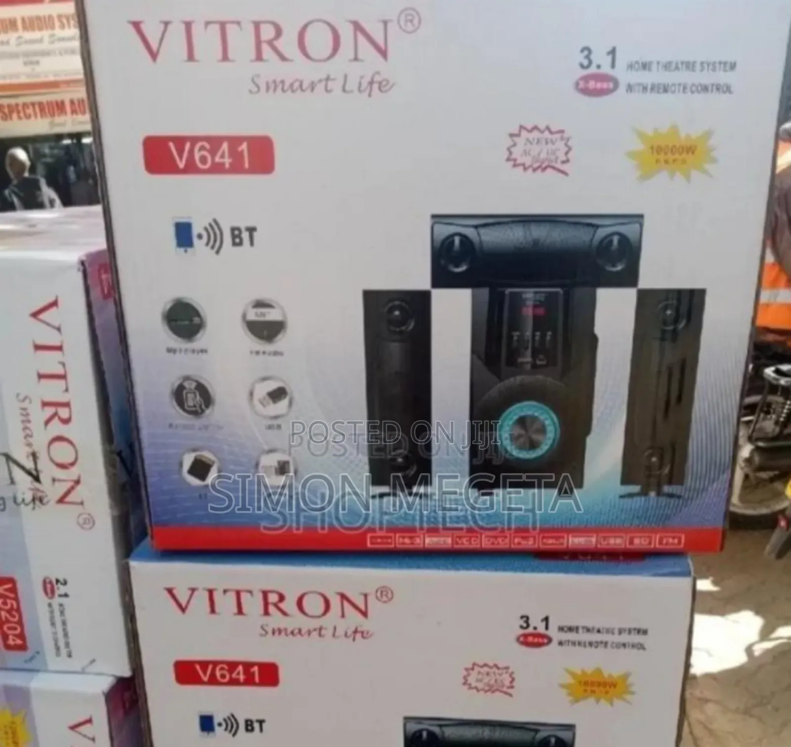 Bluetooth Connectivity Vitron 641 Woofer