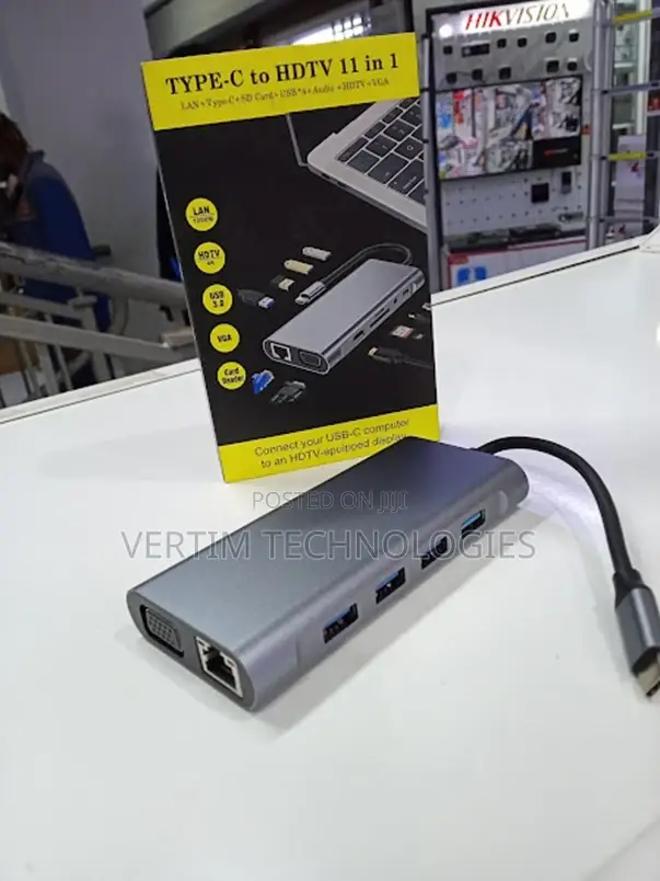 11-in-1 Fast Usb Type C Hub for Dual Docking Station