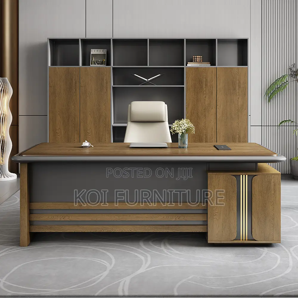 Office Desk : 1800mm Executive L-Shaped Office Modern Desk