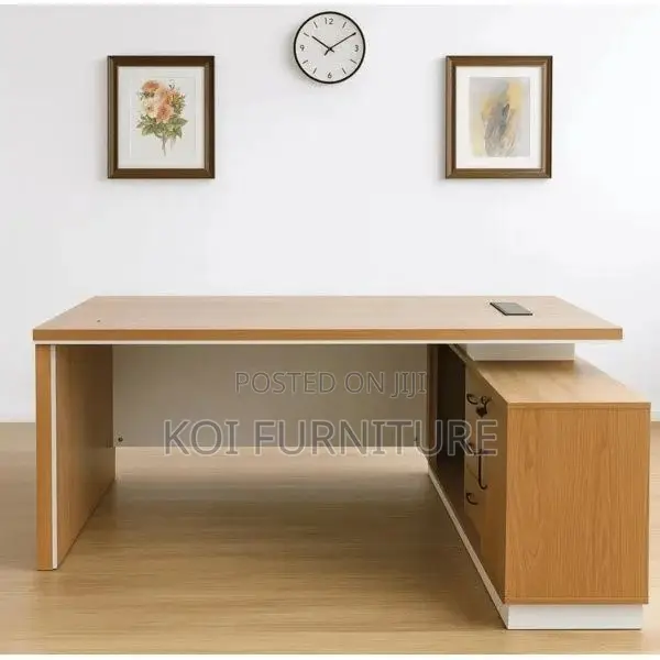 Office Desk : 1800mm Executive L-Shaped Desk