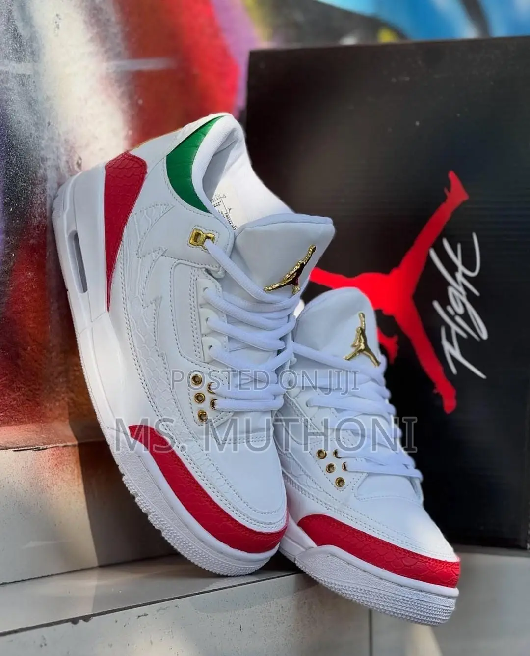 Spot Clean Nike Air Jordan 3 Retro "El Vuelo",