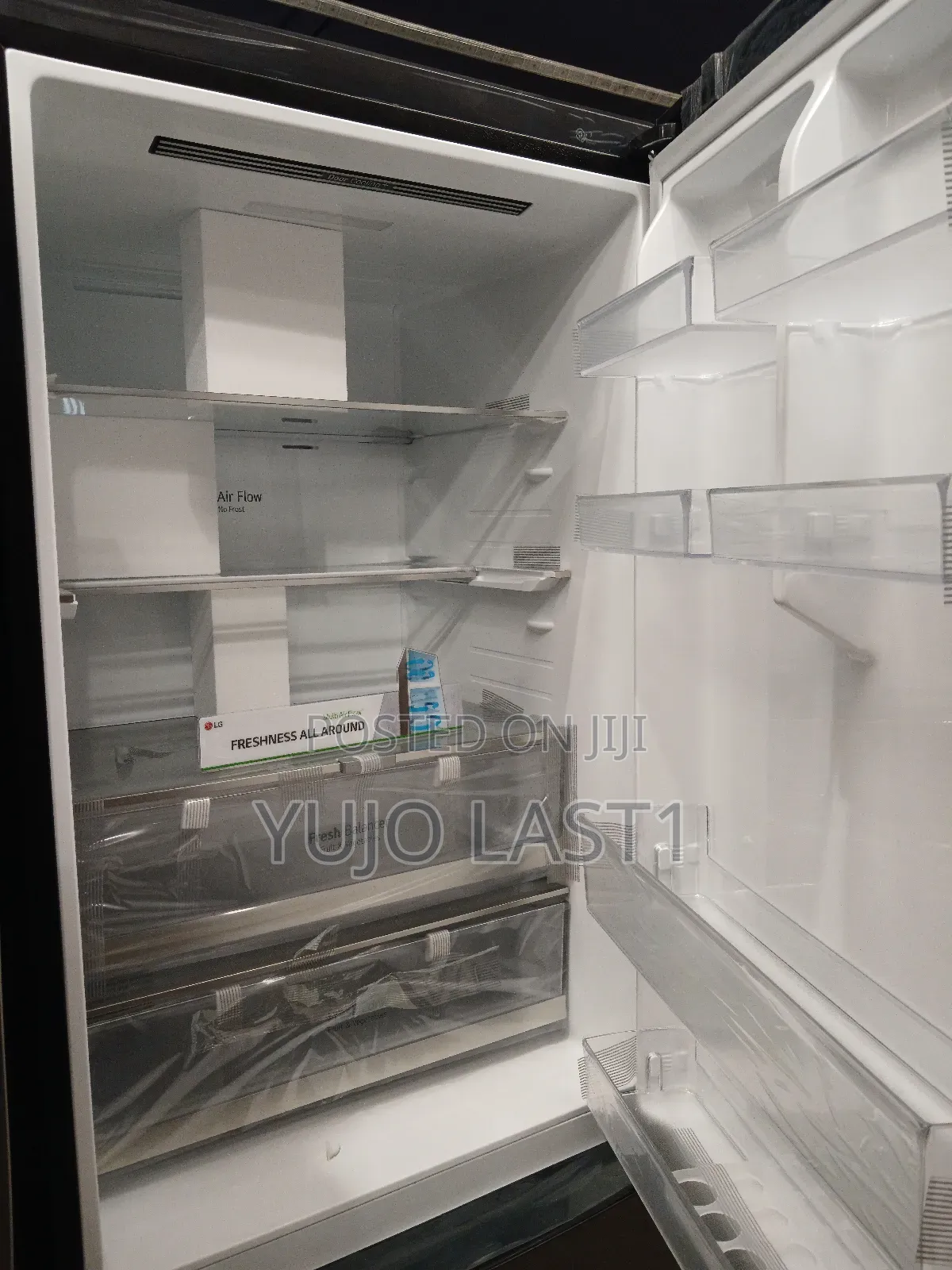 Lg Gc-B569nqcm Bottom Mount Freezer Fridge, 462 L - Smart Inverter