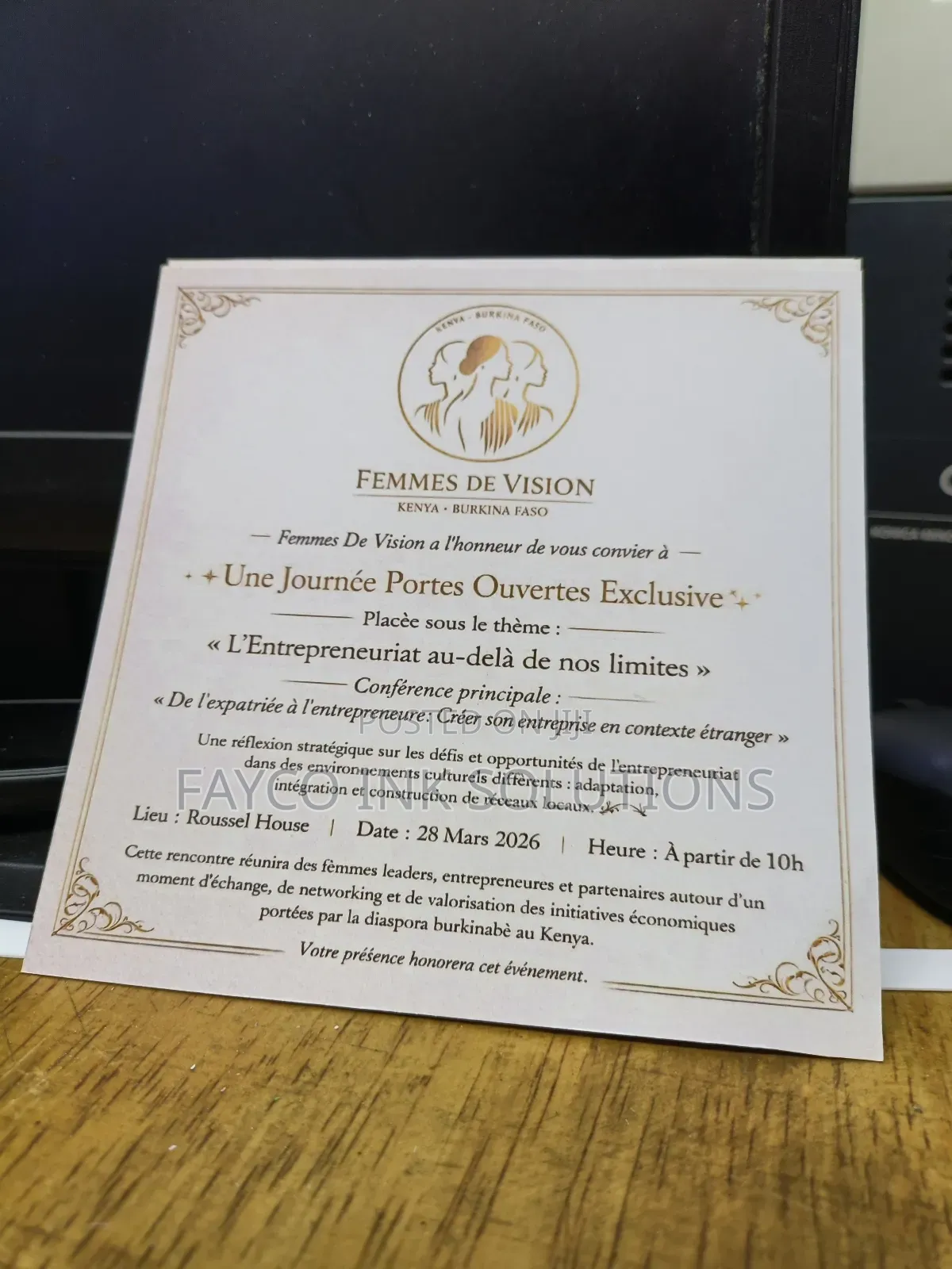 Elegant Invitation Cards