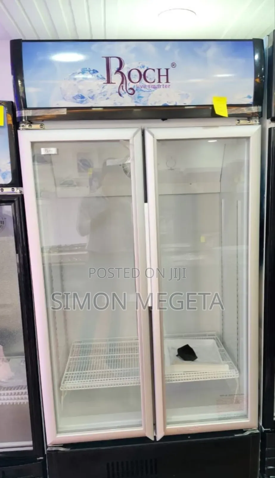 505 Litres Roch Vertical Showcase Model RSF-680-O (Side by Size)