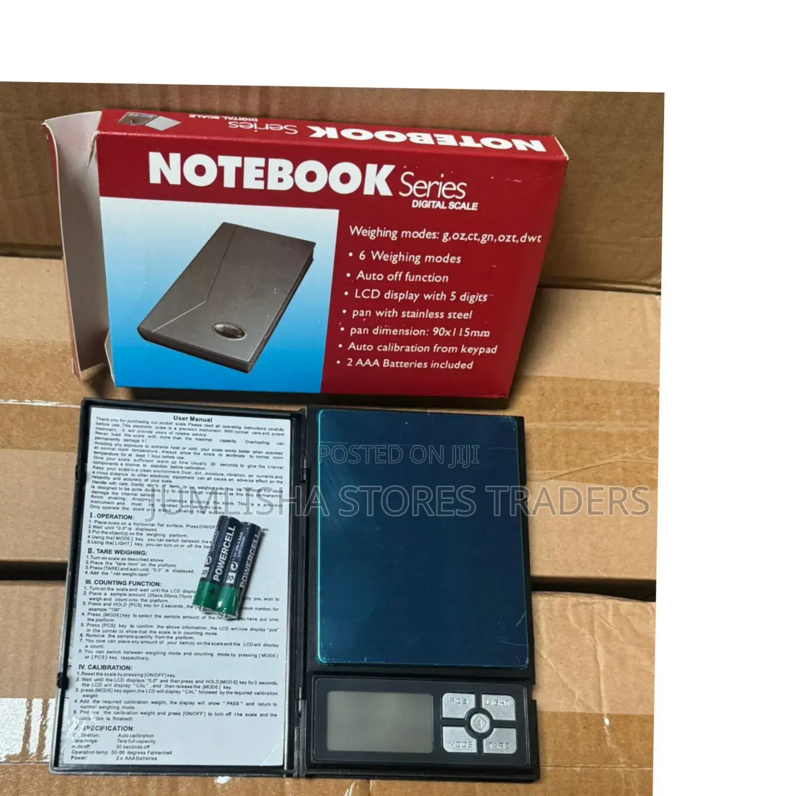 Notebook 500gram Digital Scale at