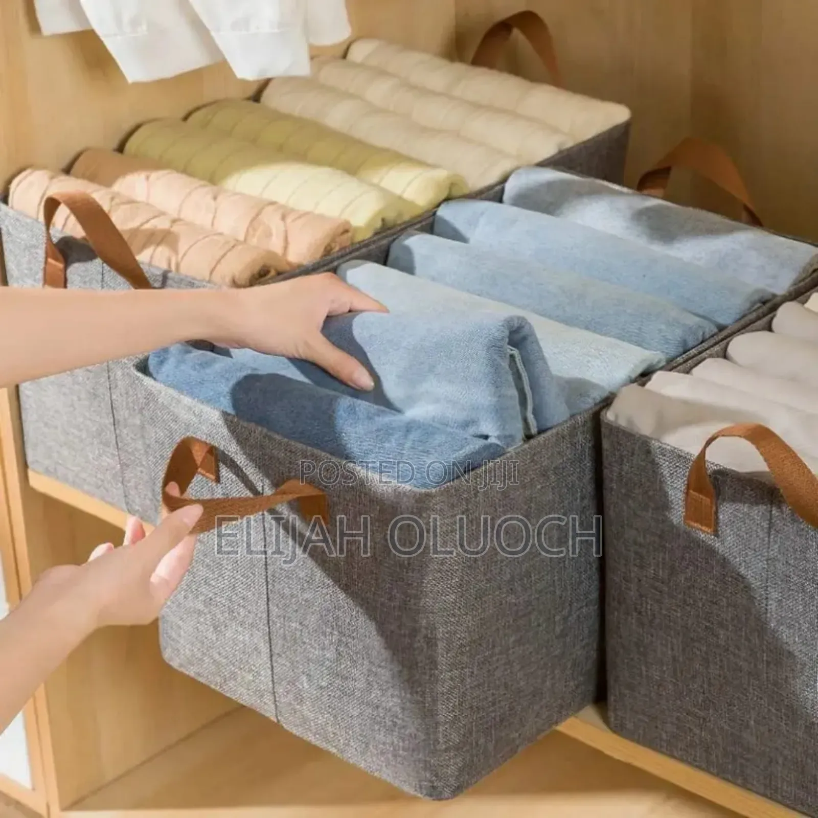 Foldable Clothes Storage Bag / Laundry Bin