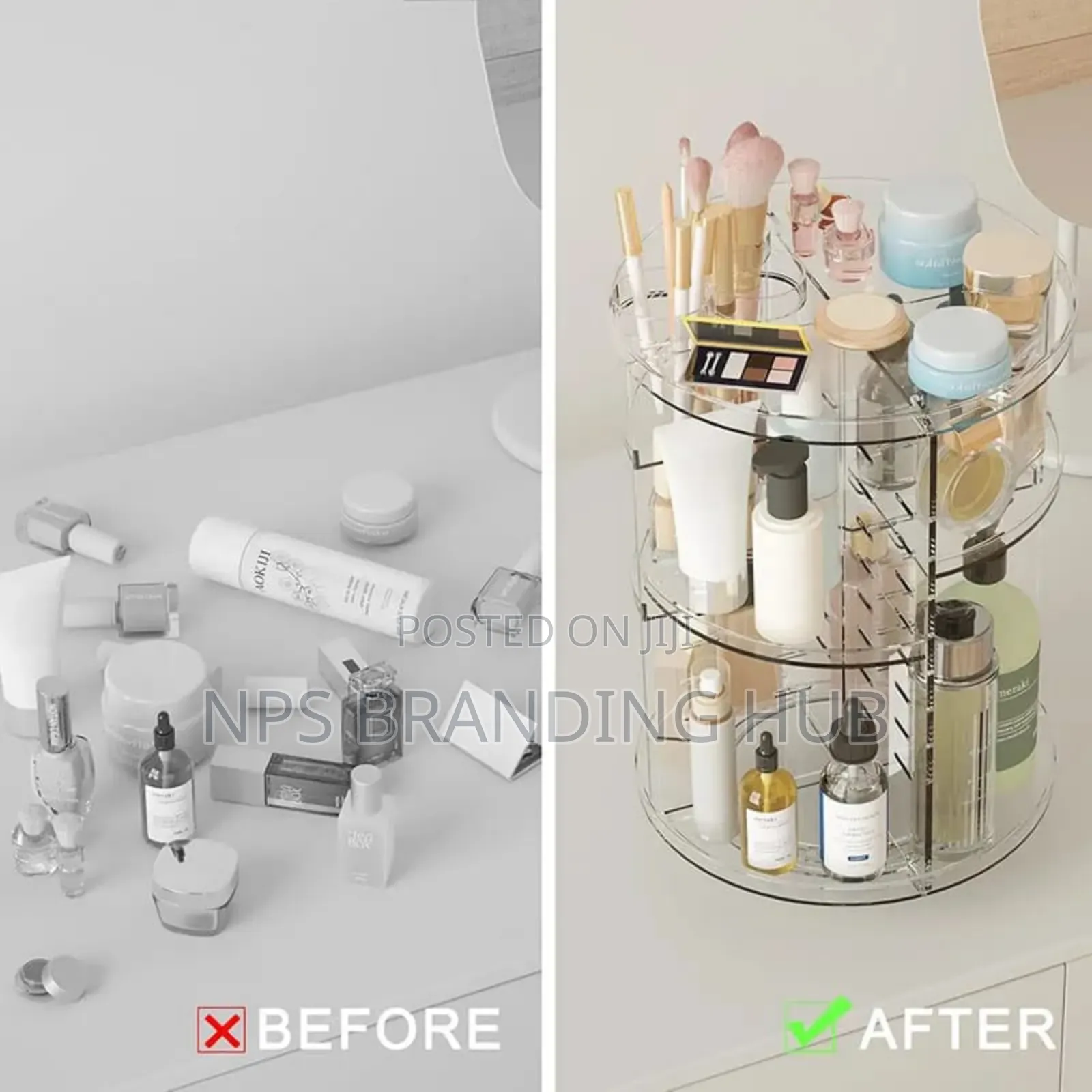 Women's Rotating Makeup Organizer Cn