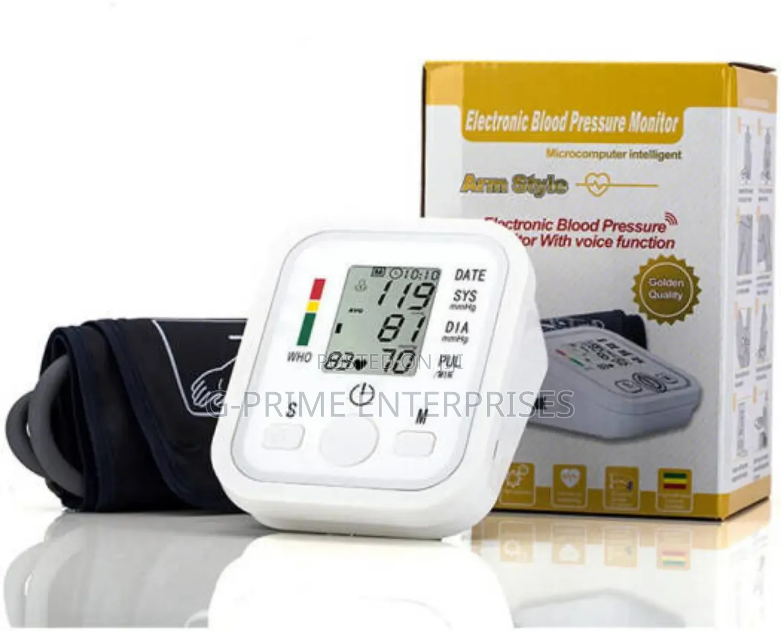 Blood Pressure Monitor Sphygmomanometer Machine