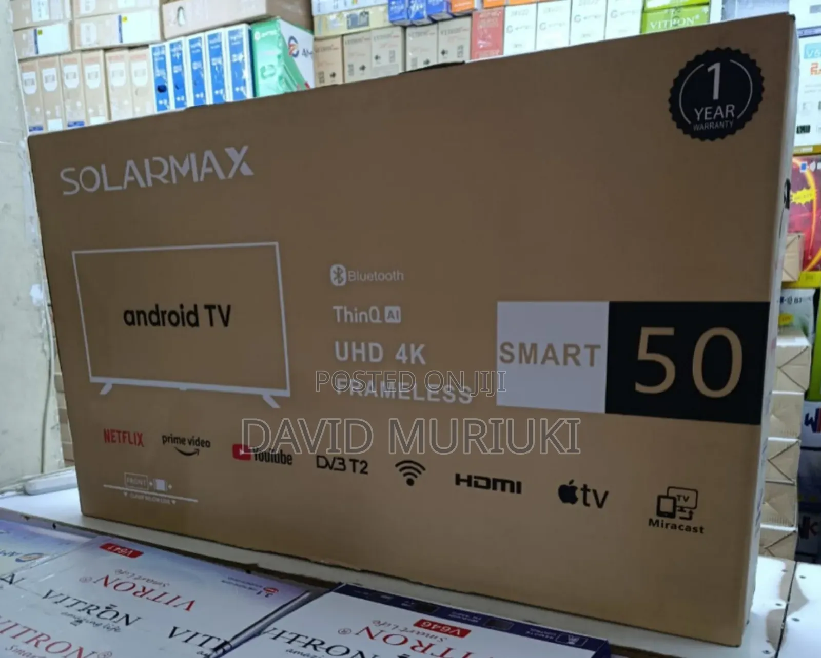 Solarmax 50 Inch Uhd Smart Android Tv – Ultra Hd Entertainment