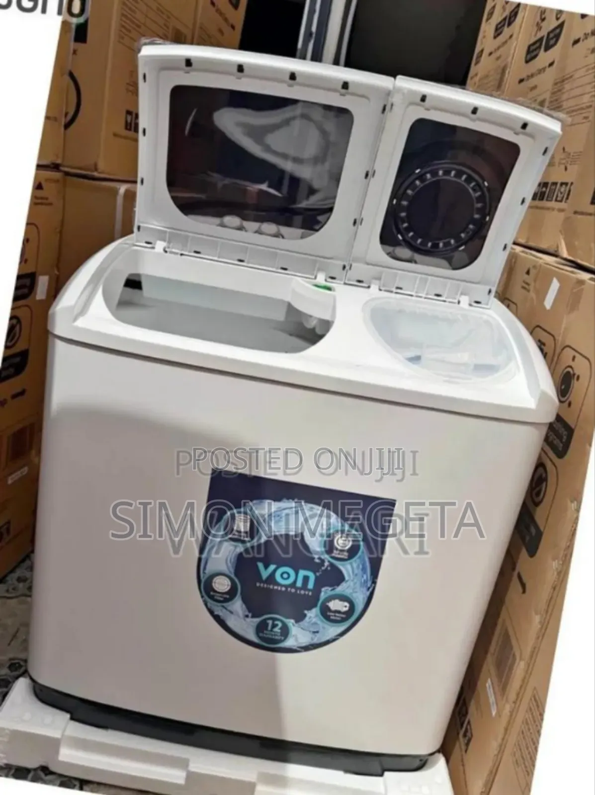 Washing and Spinning New One Von 13kgs Washing Machine