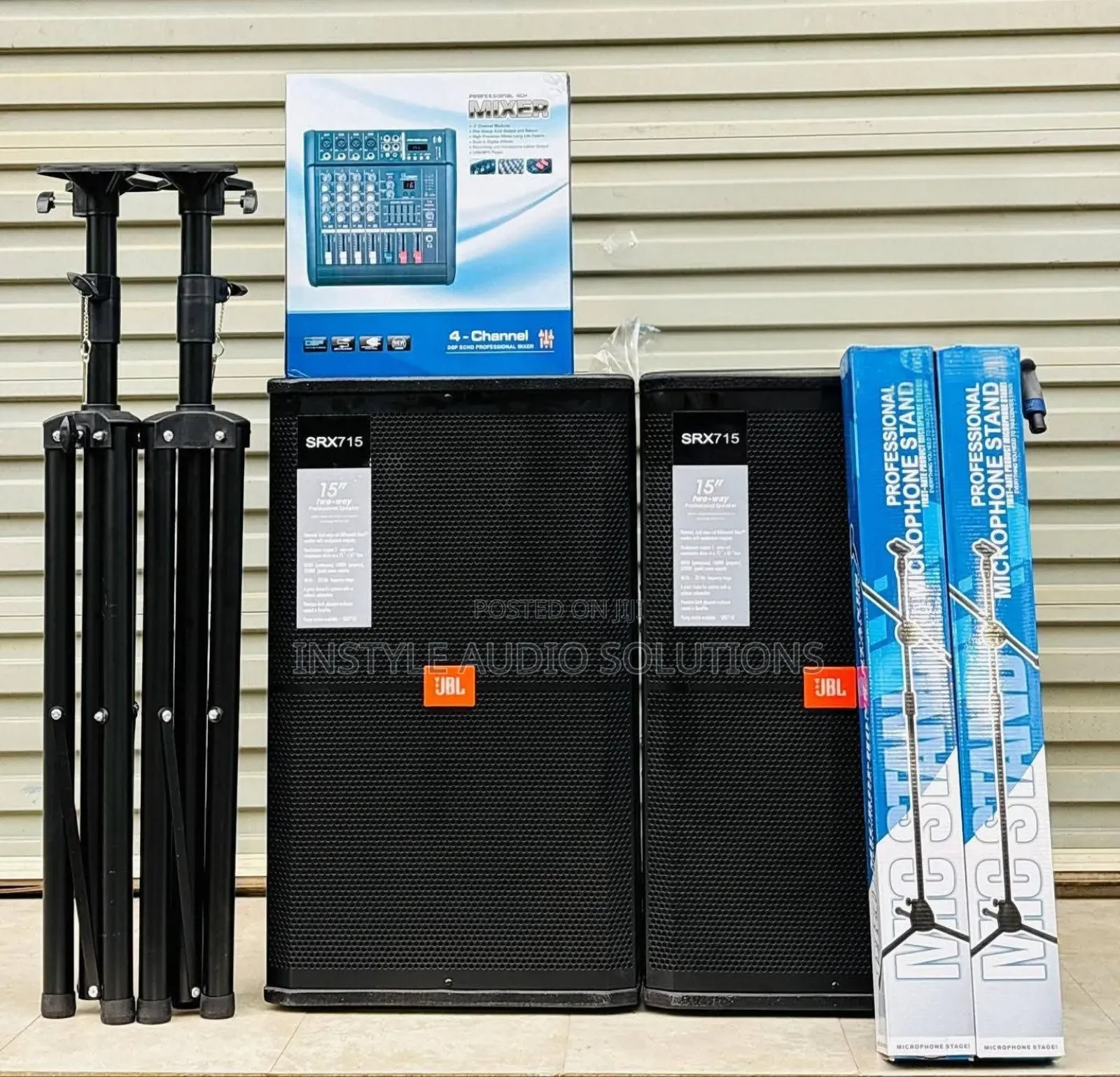 4 Channels Full Package (2) JBL Mid Free BNK Wireless Microphone