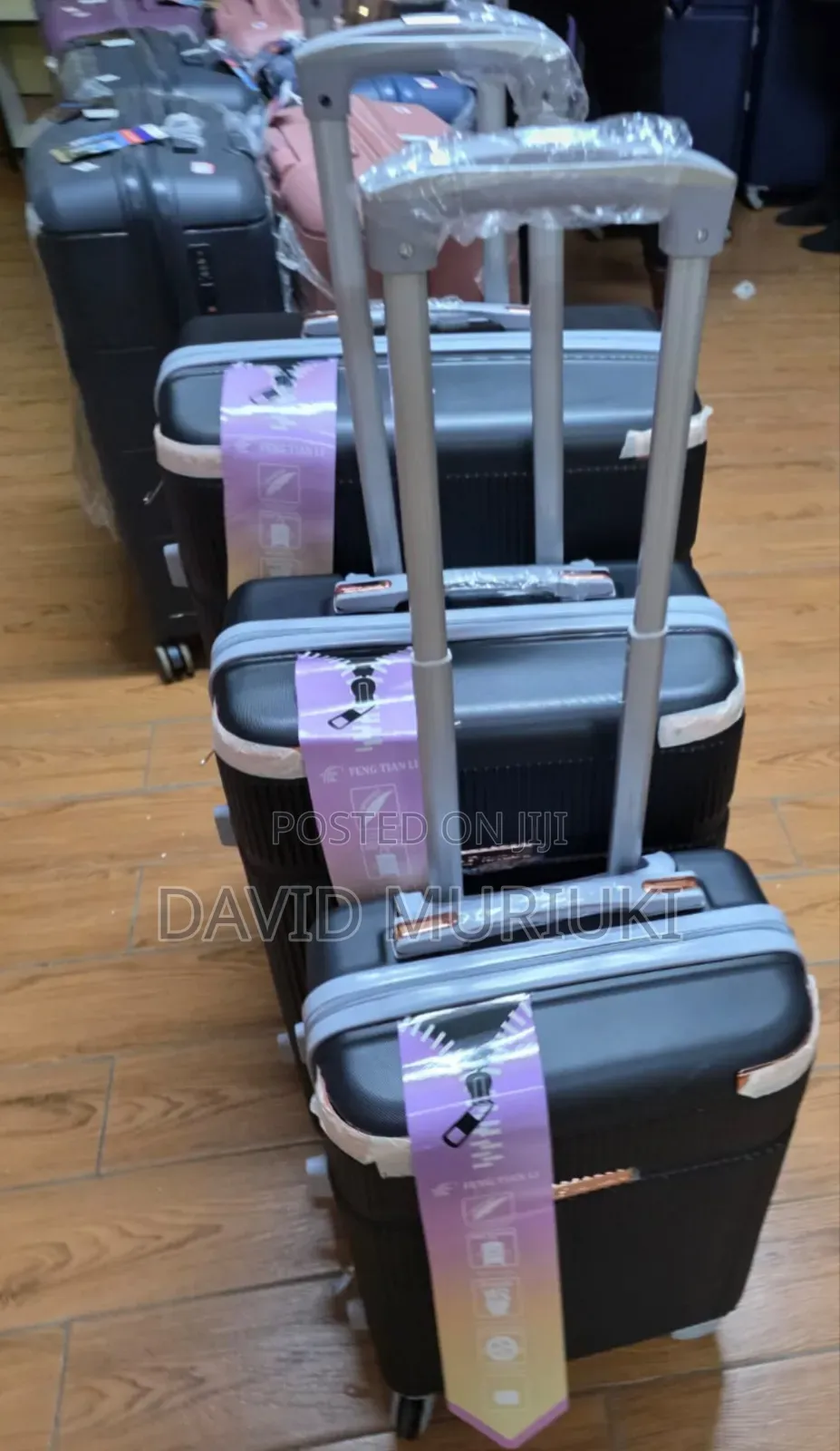 3‐In‐1 Fibre Suitcase Set – Travel in Style Comfort