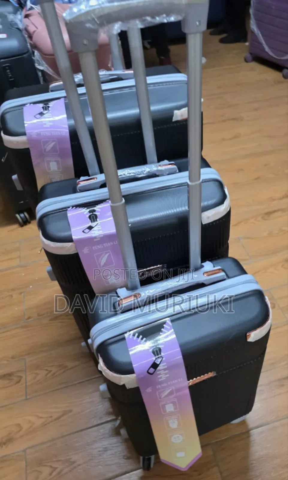 3‐In‐1 Fibre Suitcase Set – Travel in Style Comfort