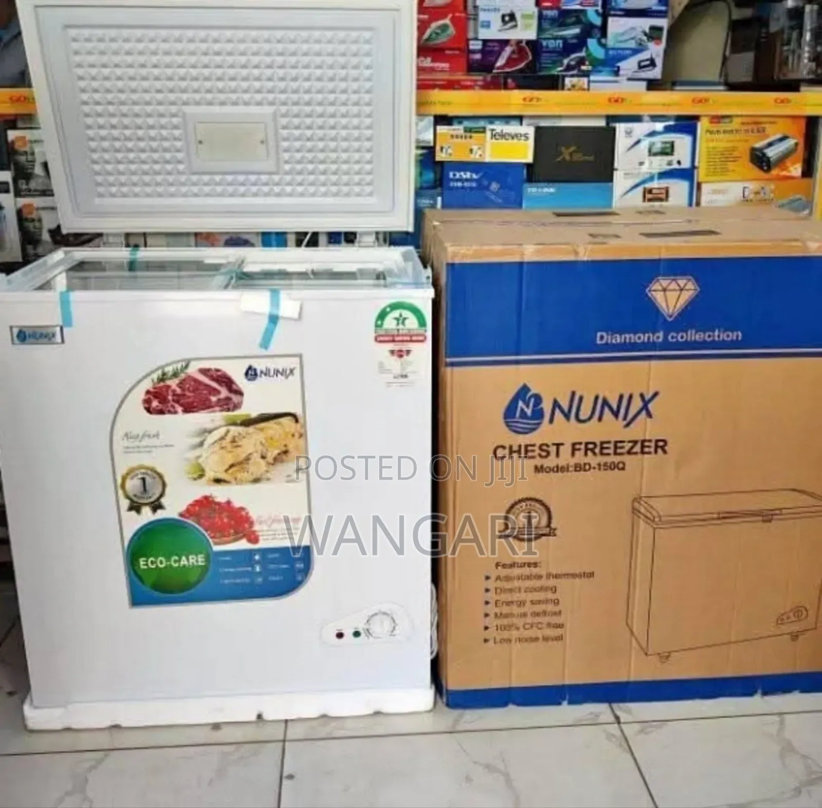 Restocked 150 Litres Nunix Deep Freezer