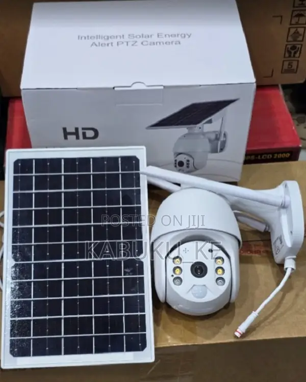 4mp Ubox Solar Ptz 4g Camera Simcard Enabled With Colored Night Vision
