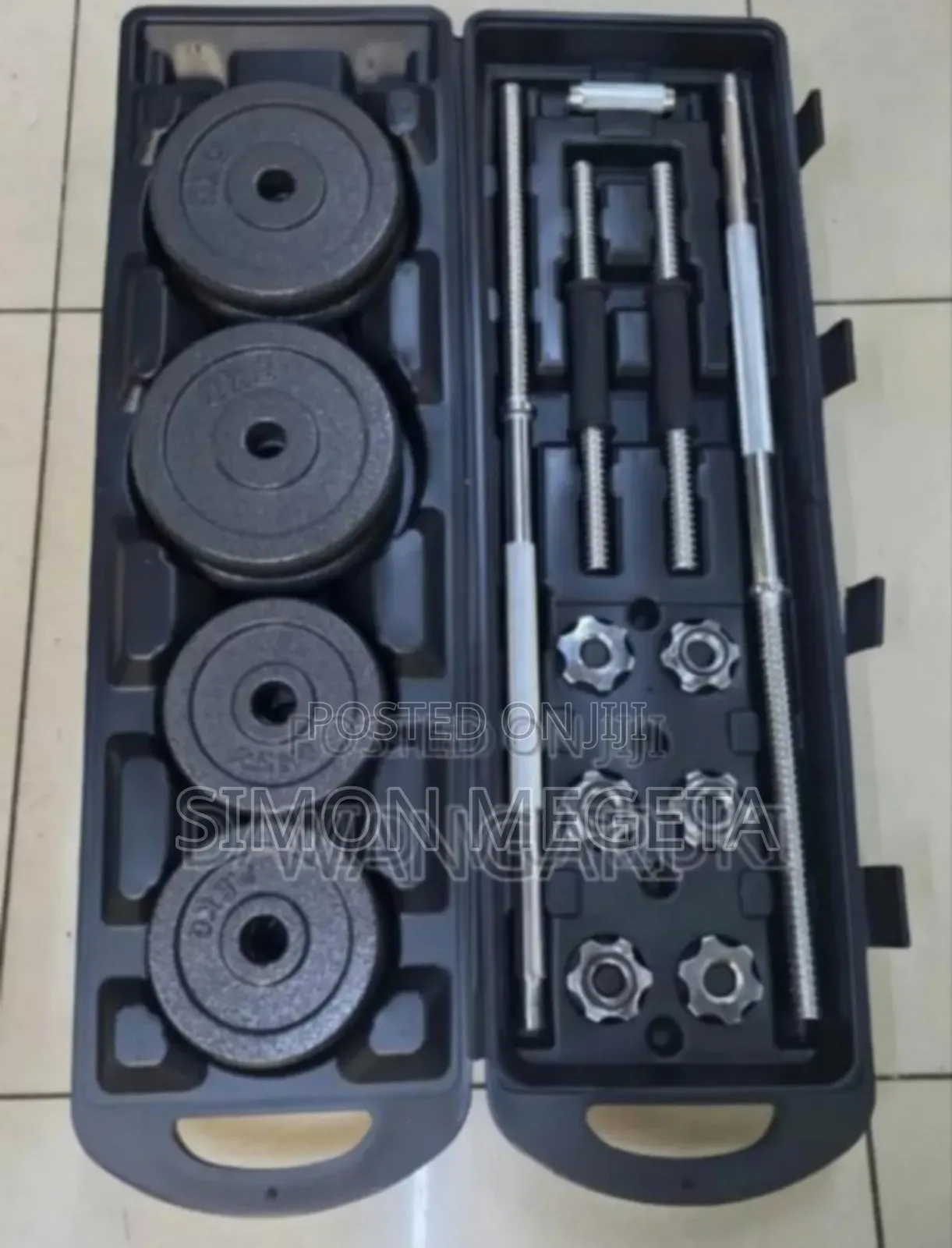 Adjustable Original One 50kgs Dumbells Set