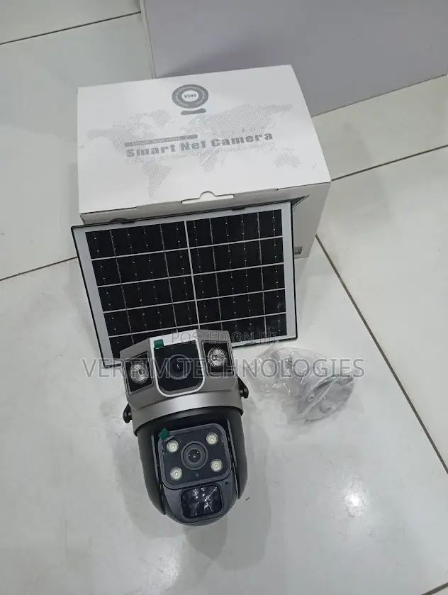 V380pro 4g Dual Lens Solar Camera With Remote Control and Monitoring