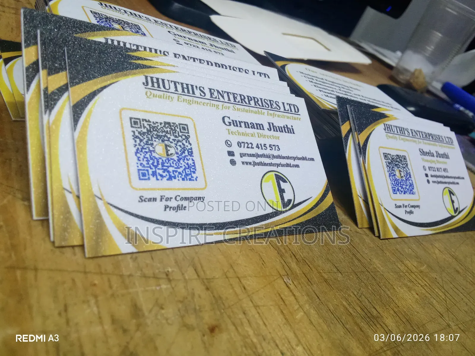Frost Laminated Business Cards Printing //**