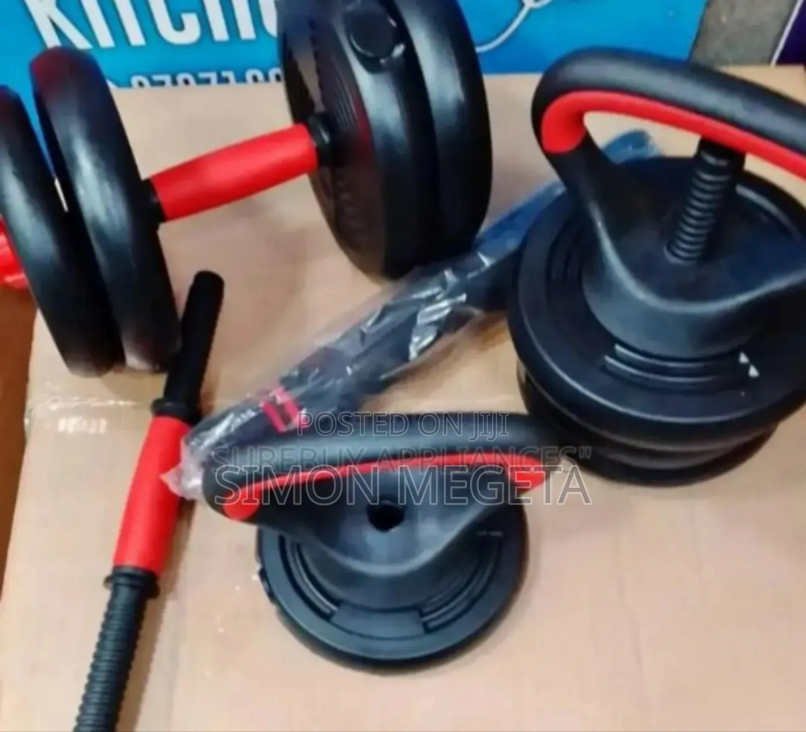 Pay on Delivery New 30kgs Dumbbells 6in1