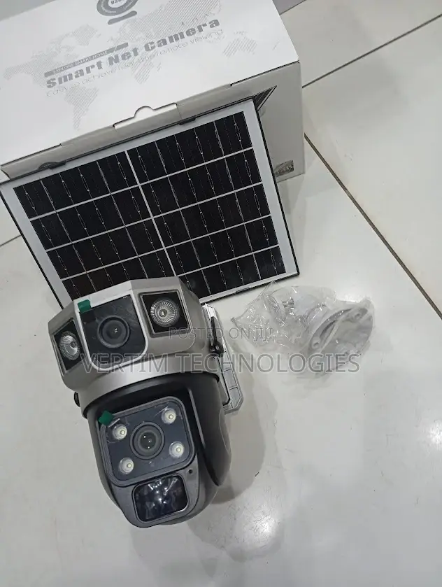 Built-in Microphone and Speaker 12mp 4g PTZ Dual Lens Solar Camera