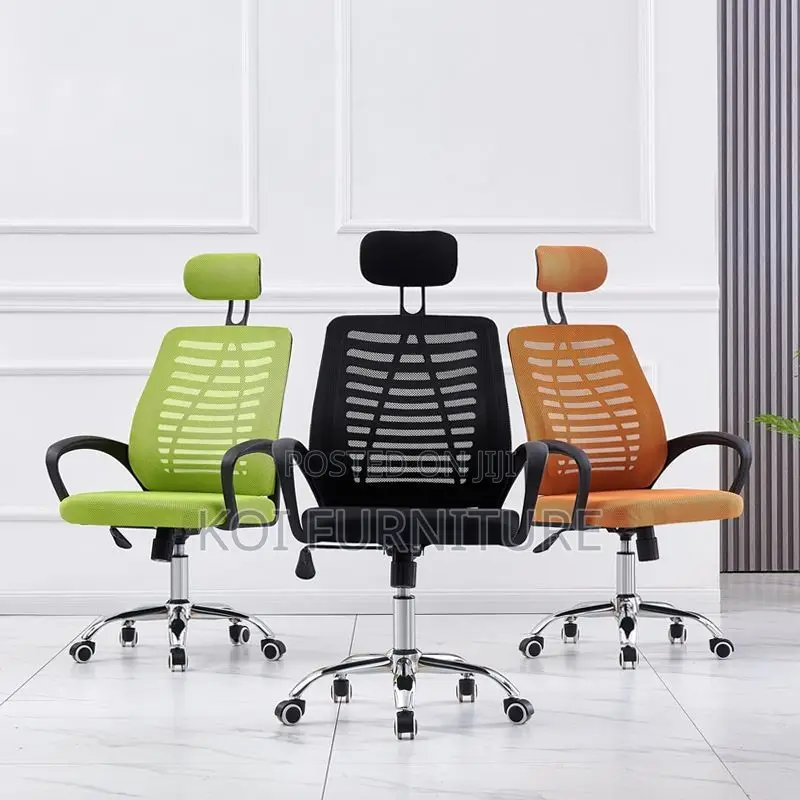 Office Chair : High-Back Ergonomic Office Chair With Headrest