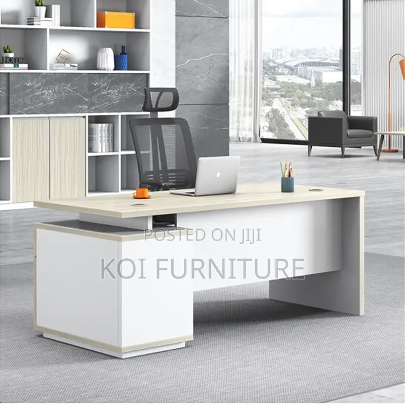 Office Desk : 1.2m Staff Executive Office Table With Three Drawers