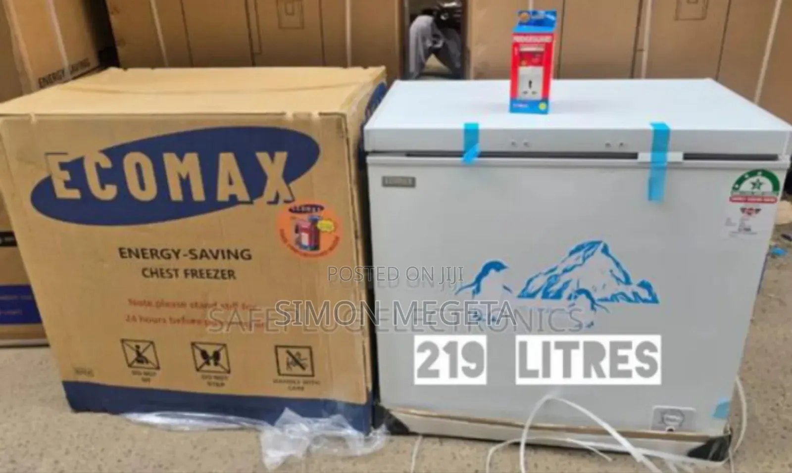Ecomax 219l Freezer(With Free Guard)