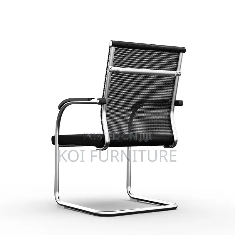 Office Chairs; Mesh Mid Backrest Office Visitors Welcoming Chair